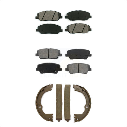 [Avant + Arrière] Kit de plaquette (semi-métallique) de frein pour Hyundai Santa Fe XL 3.3L KSN-100707 par Transit Auto