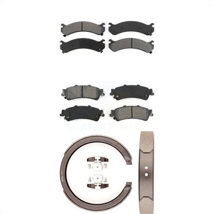 [Avant + Arrière] Kit de plaquette (semi-métallique) de frein pour Cadillac DeVille DTS avec 8 Lug Wheels KSN-100717