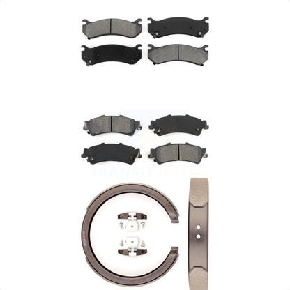 [Avant + Arrière] Kit de plaquette (semi-métallique) de frein pour Chevrolet Silverado 1500 GMC Sierra Classic Suburban Tahoe Astro Yukon XL Safari KSN-100720