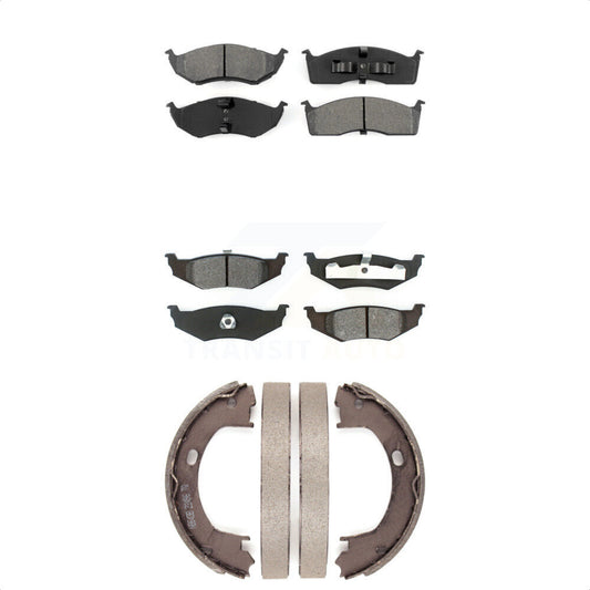[Avant + Arrière] Kit de plaquette (semi-métallique) de frein pour Neon Dodge Plymouth KSN-100734