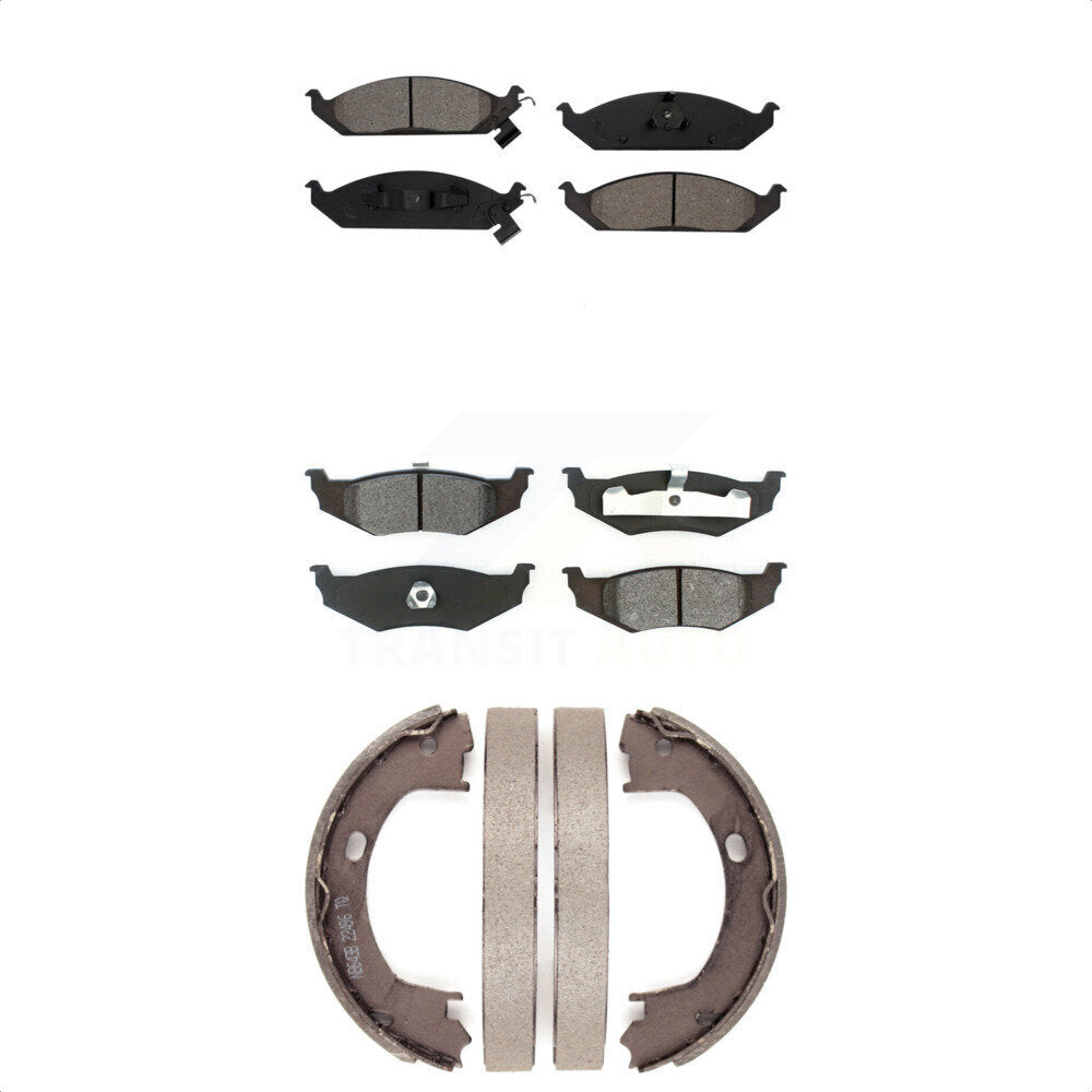 [Avant + Arrière] Kit de plaquette (semi-métallique) de frein pour Chrysler Cirrus KSN-100736