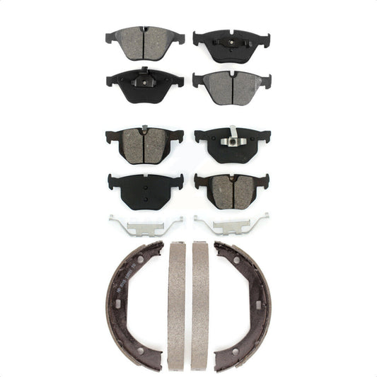 [Avant + Arrière] Kit de plaquette (semi-métallique) de frein pour BMW 335i xDrive X1 335d 335xi 335is KSN-100738