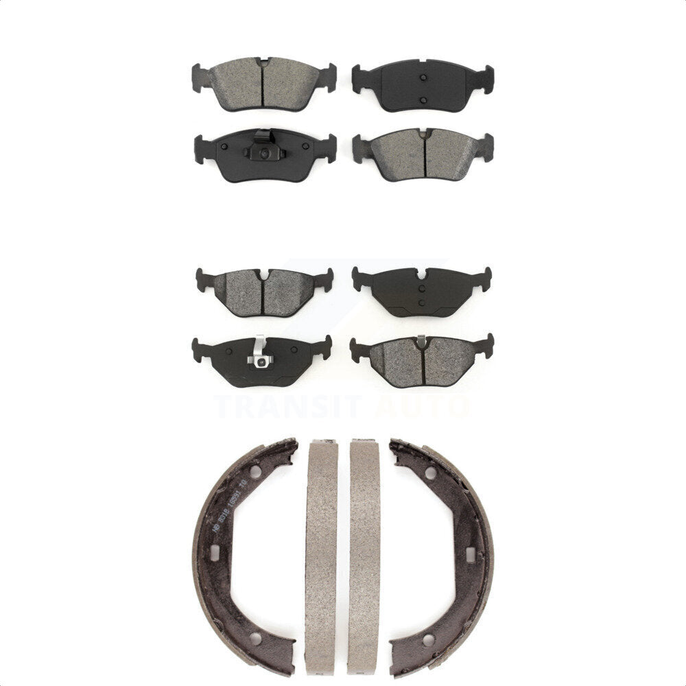 [Avant + Arrière] Kit de plaquette (semi-métallique) de frein pour 2001-2005 BMW 325xi KSN-100742