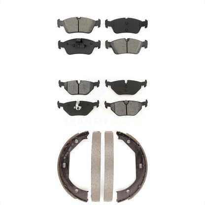 [Avant + Arrière] Kit de plaquette (semi-métallique) de frein pour 2001-2005 BMW 325xi KSN-100742