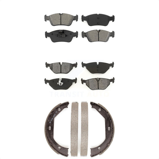 [Avant + Arrière] Kit de plaquette (semi-métallique) de frein pour 2001-2005 BMW 325xi KSN-100742