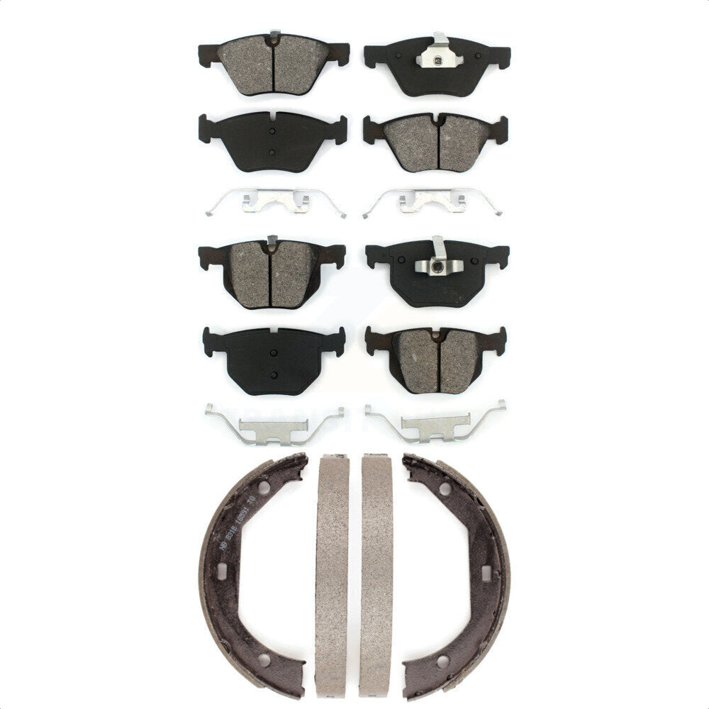 [Avant + Arrière] Kit de plaquette (semi-métallique) de frein pour BMW 330i 330xi 335xi KSN-100743