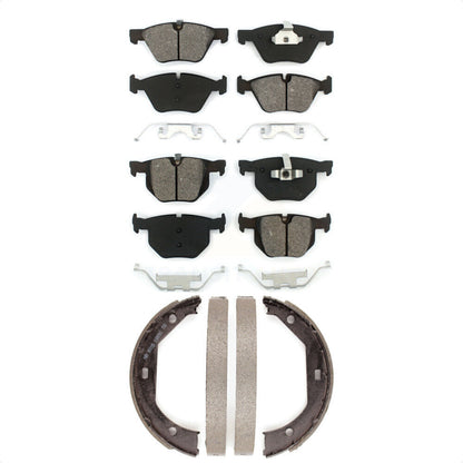 [Avant + Arrière] Kit de plaquette (semi-métallique) de frein pour BMW 330i 330xi 335xi KSN-100743