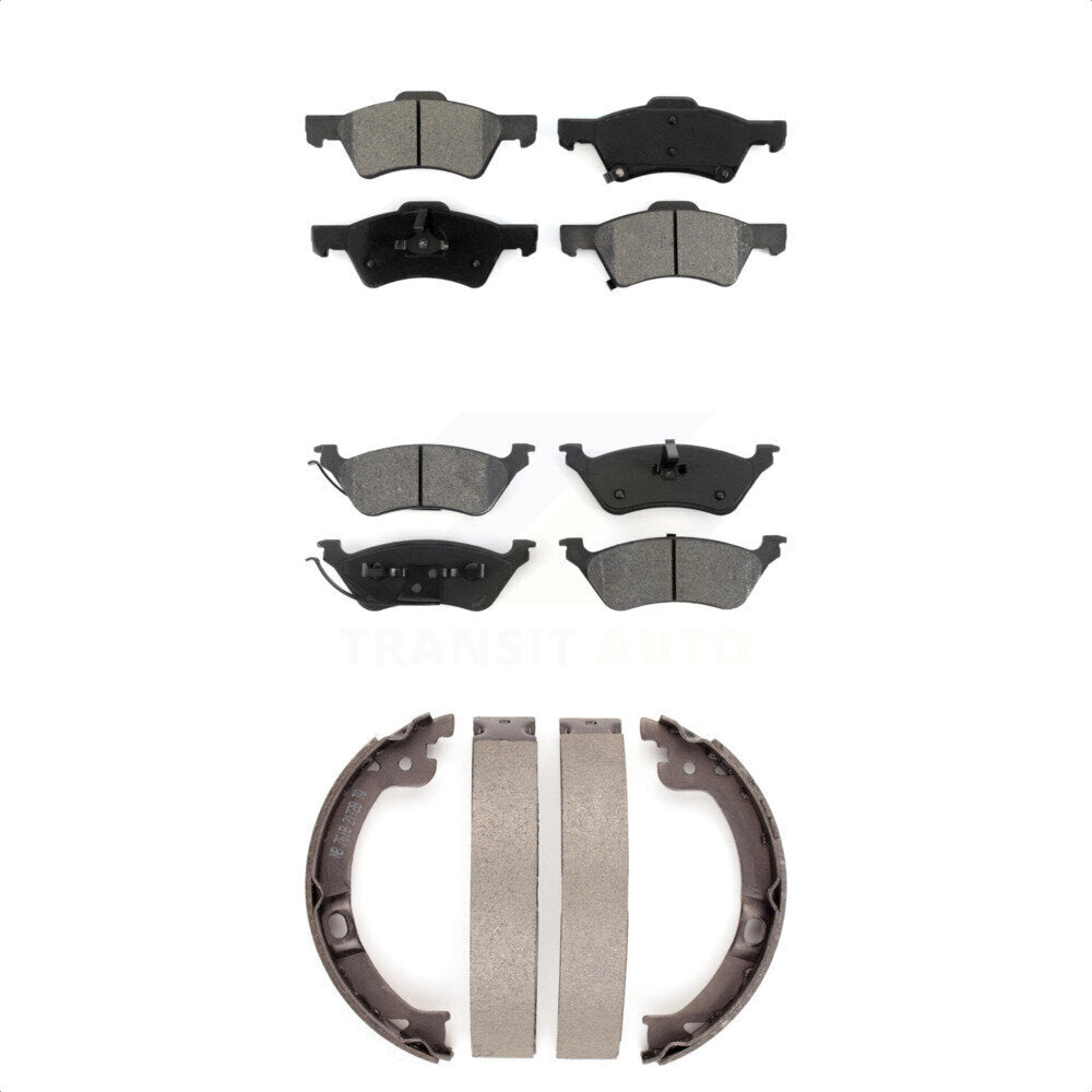 [Avant + Arrière] Kit de plaquette (semi-métallique) de frein pour Dodge Grand Caravan Chrysler Town & Country Voyager KSN-100746