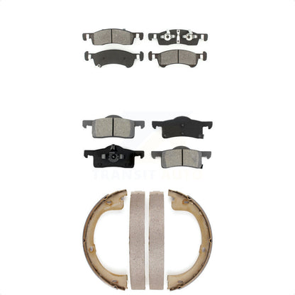 [Avant + Arrière] Kit de plaquette (semi-métallique) de frein pour 2003-2006 Ford Expedition Lincoln Navigator KSN-100747