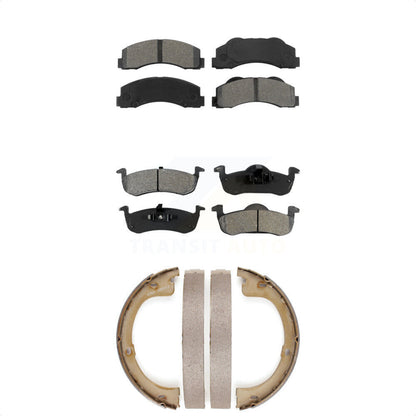 [Avant + Arrière] Kit de plaquette (semi-métallique) de frein pour 2010-2017 Ford Expedition Lincoln Navigator KSN-100748