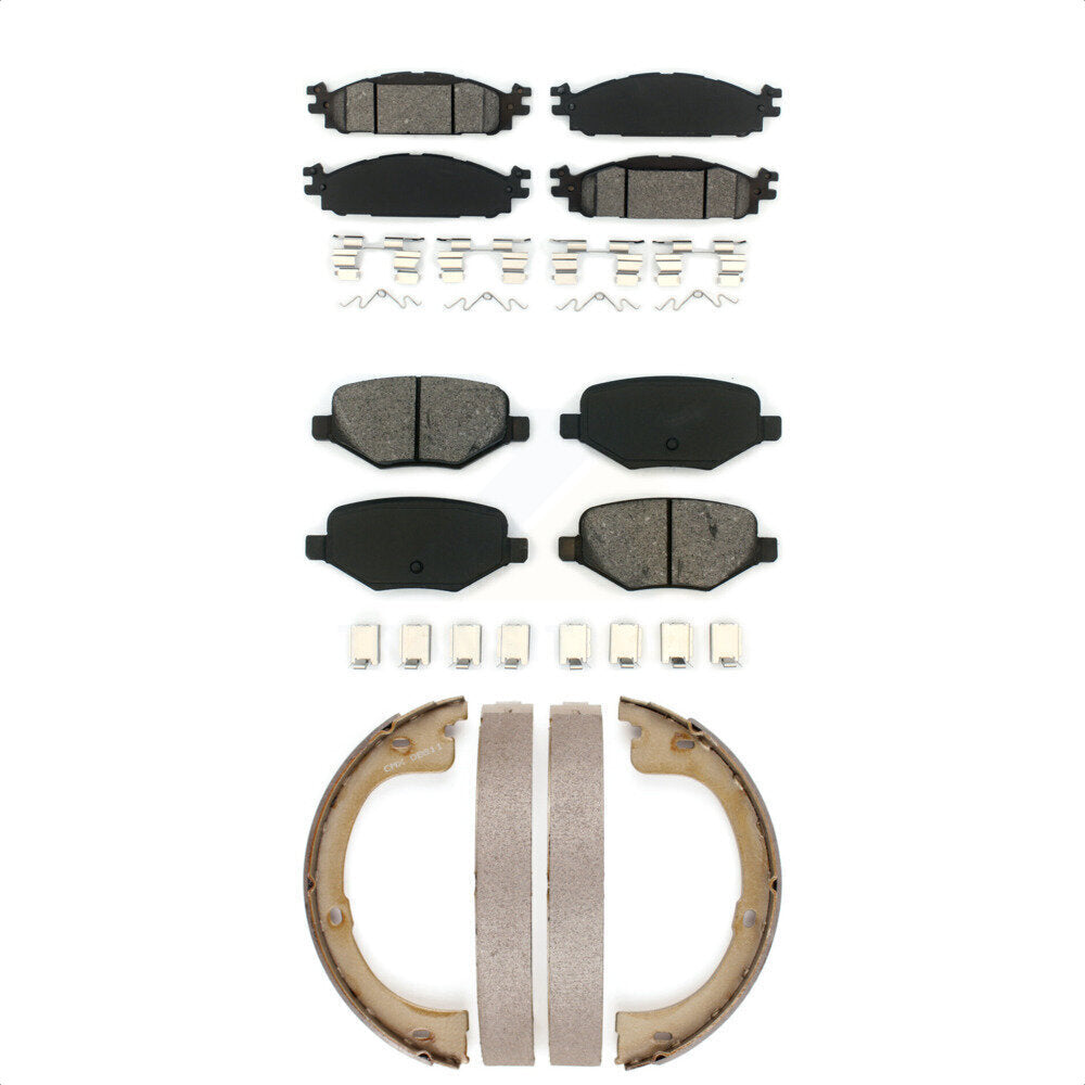 [Avant + Arrière] Kit de plaquette (semi-métallique) de frein pour Lincoln MKT KSN-100750