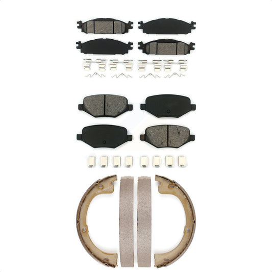 [Avant + Arrière] Kit de plaquette (semi-métallique) de frein pour Lincoln MKT KSN-100750