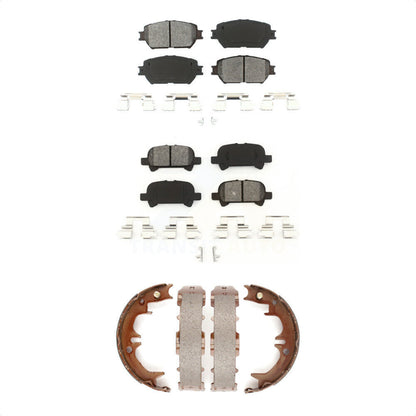 [Avant + Arrière] Kit de plaquette (semi-métallique) de frein pour Toyota Camry Vehicles Manufactured In USA KSN-100755