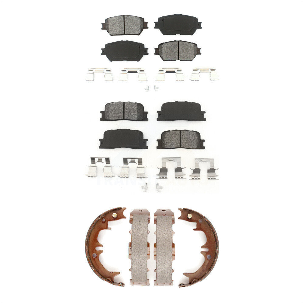 [Avant + Arrière] Kit de plaquette (semi-métallique) de frein pour Toyota Camry Vehicles Manufactured In Japan KSN-100756