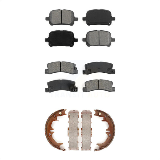 [Avant + Arrière] Kit de plaquette (semi-métallique) de frein pour Toyota Camry Lexus RX300 ES300 Solara KSN-100757