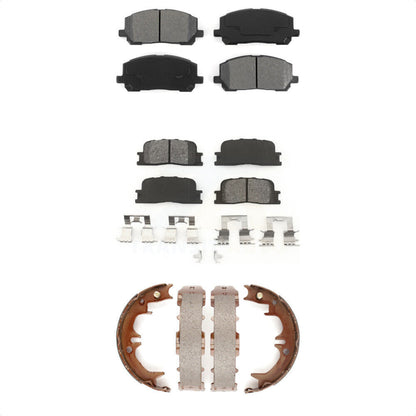 [Avant + Arrière] Kit de plaquette (semi-métallique) de frein pour 2001-2003 Toyota Highlander KSN-100758
