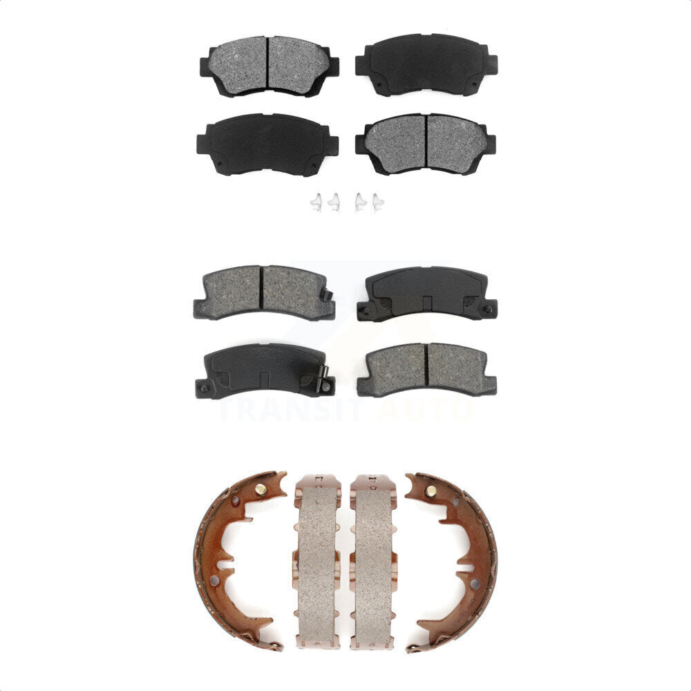 [Avant + Arrière] Kit de plaquette (semi-métallique) de frein pour Toyota Camry Lexus ES300 Celica KSN-100763