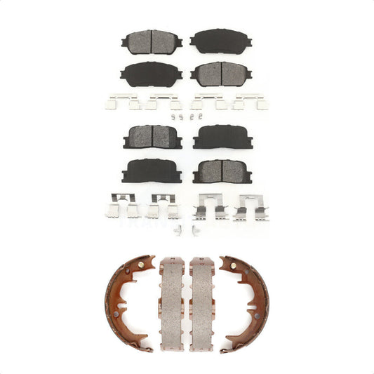 [Avant + Arrière] Kit de plaquette (semi-métallique) de frein pour Toyota Camry Lexus ES330 ES300 KSN-100764