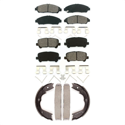 [Avant + Arrière] Kit de plaquette (semi-métallique) de frein pour Honda Pilot Acura MDX ZDX KSN-100766