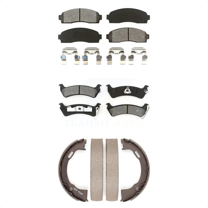 [Avant + Arrière] Kit de plaquette (semi-métallique) de frein pour Ford Explorer Sport Trac KSN-100767 par Transit Auto