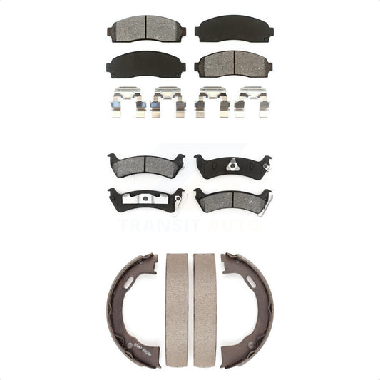 [Avant + Arrière] Kit de plaquette (semi-métallique) de frein pour Ford Explorer Sport Trac KSN-100767 par Transit Auto
