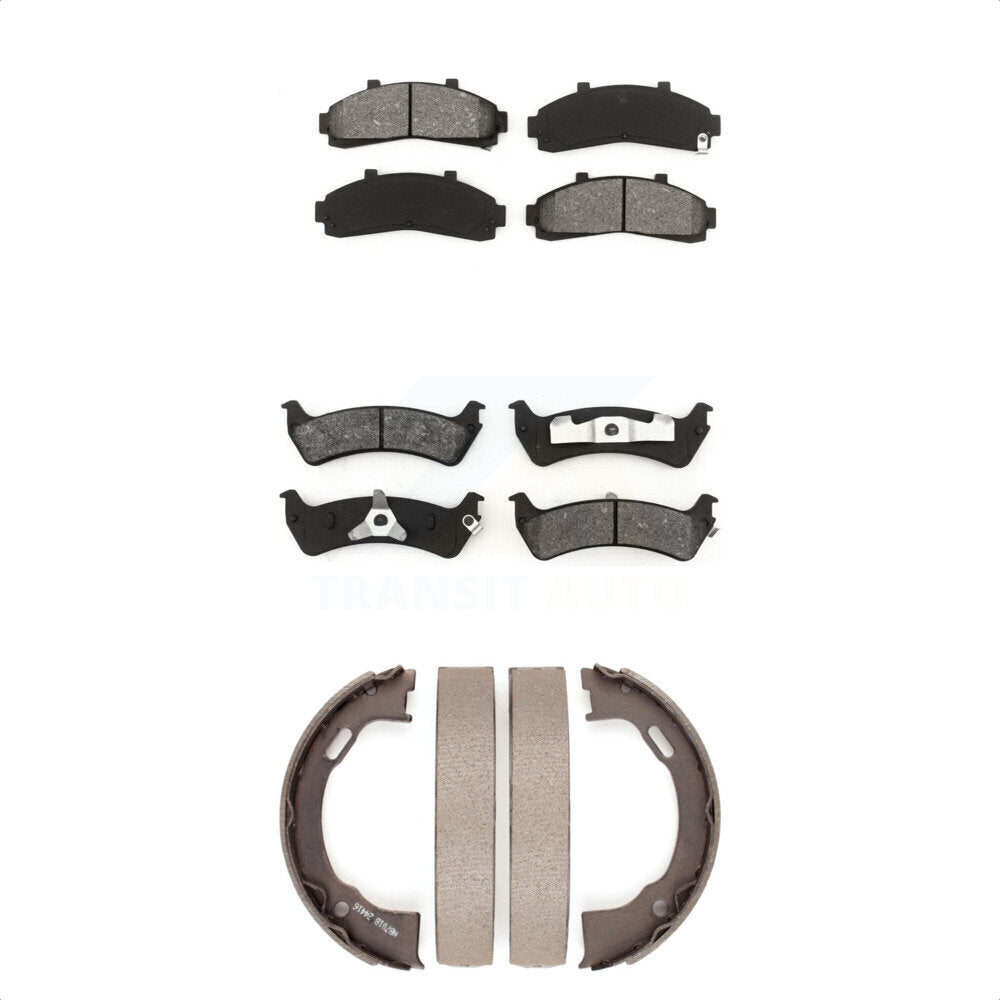 [Avant + Arrière] Kit de plaquette (semi-métallique) de frein pour Ford Ranger Explorer Mercury Mountaineer KSN-100768 par Transit Auto