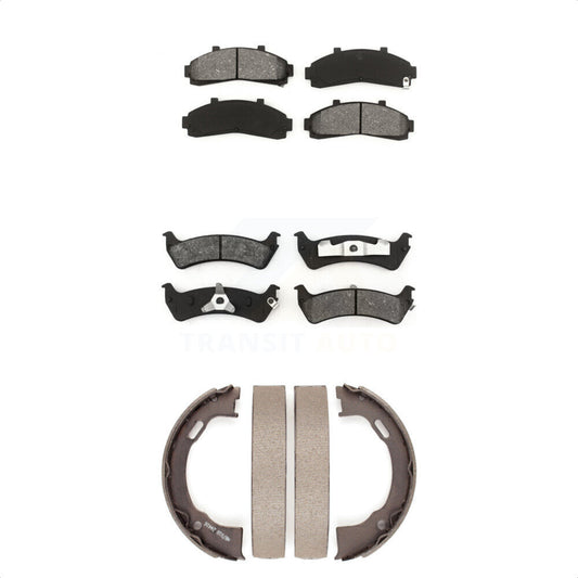 [Avant + Arrière] Kit de plaquette (semi-métallique) de frein pour Ford Ranger Explorer Mercury Mountaineer KSN-100768 par Transit Auto