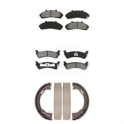 [Avant + Arrière] Kit de plaquette (semi-métallique) de frein pour 2001 Ford Explorer Limited Postal XLS Eddie Bauer XLT From 01 02 KSN-100769 par Transit Auto