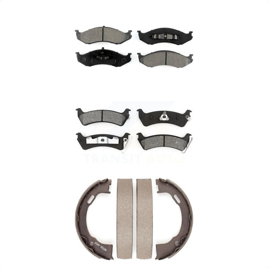 [Avant + Arrière] Kit de plaquette (semi-métallique) de frein pour Jeep Grand Cherokee KSN-100770 par Transit Auto