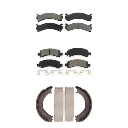 [Avant + Arrière] Kit de plaquette (semi-métallique) de frein pour Chevrolet Express 3500 2500 GMC Savana KSN-100771