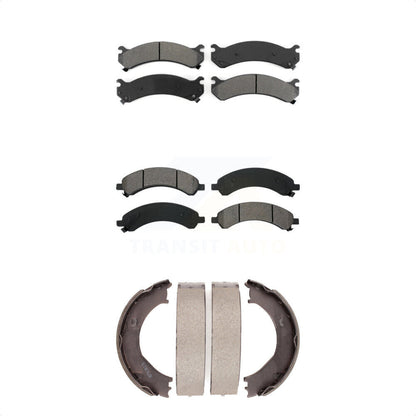 [Avant + Arrière] Kit de plaquette (semi-métallique) de frein pour Chevrolet Express 3500 GMC Savana avec Dual Wheels KSN-100772