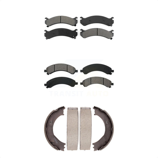 [Avant + Arrière] Kit de plaquette (semi-métallique) de frein pour Chevrolet Express 3500 GMC Savana avec Dual Wheels KSN-100772