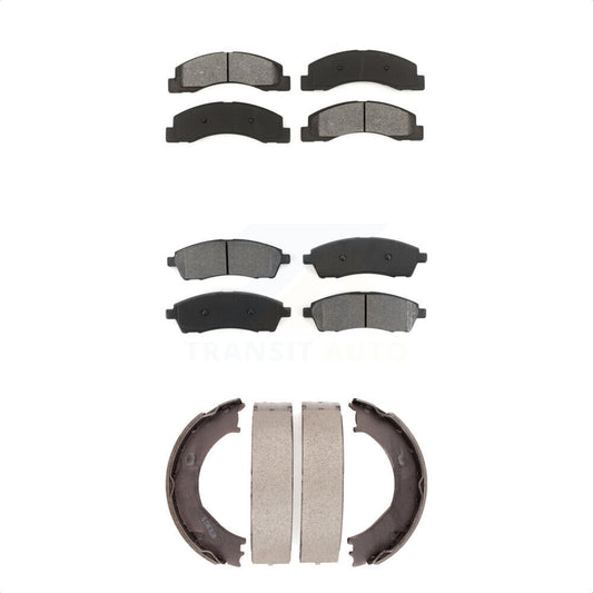 [Avant + Arrière] Kit de plaquette (semi-métallique) de frein pour Ford F-250 Super Duty F-350 Excursion KSN-100775
