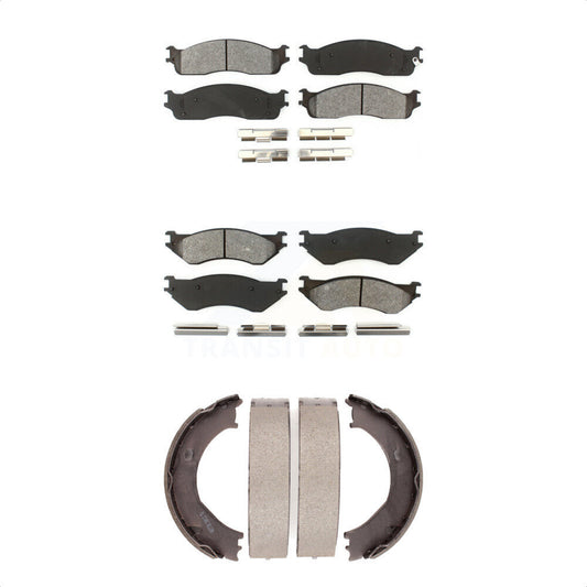 [Avant + Arrière] Kit de plaquette (semi-métallique) de frein pour 2003-2005 Dodge Ram 2500 3500 KSN-100776
