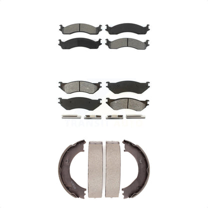 [Avant + Arrière] Kit de plaquette (semi-métallique) de frein pour 2001-2002 Dodge Ram 2500 3500 KSN-100778