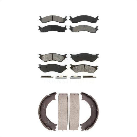 [Avant + Arrière] Kit de plaquette (semi-métallique) de frein pour 2001-2002 Dodge Ram 2500 3500 KSN-100778