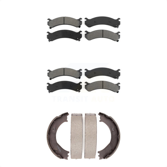 [Avant + Arrière] Kit de plaquette (semi-métallique) de frein pour Chevrolet Silverado 3500 HD GMC Sierra Classic KSN-100779
