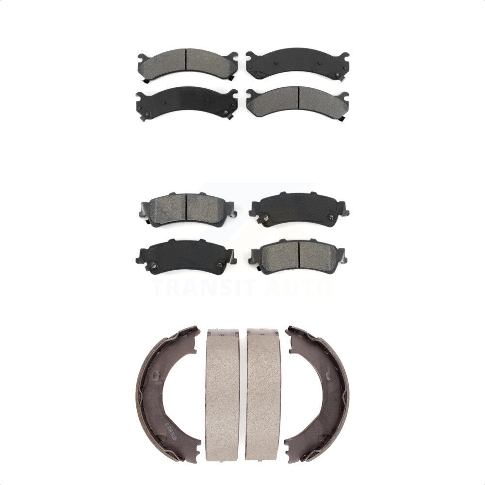 [Avant + Arrière] Kit de plaquette (semi-métallique) de frein pour 2001 Chevrolet Silverado 3500 GMC Sierra KSN-100780