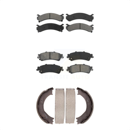 [Avant + Arrière] Kit de plaquette (semi-métallique) de frein pour 2001 Chevrolet Silverado 3500 GMC Sierra KSN-100780