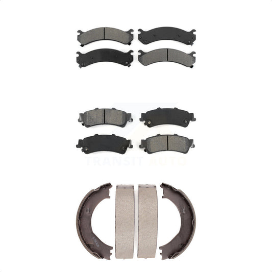 [Avant + Arrière] Kit de plaquette (semi-métallique) de frein pour 2001 Chevrolet Silverado 3500 GMC Sierra KSN-100780