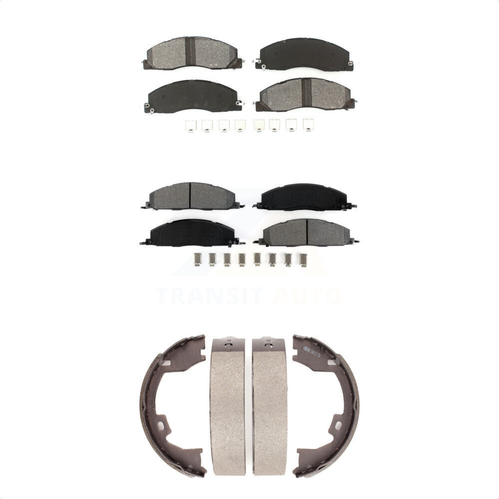 [Avant + Arrière] Kit de plaquette (semi-métallique) de frein pour Ram 2500 3500 1500 Dodge KSN-100781