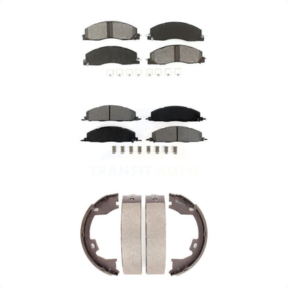[Avant + Arrière] Kit de plaquette (semi-métallique) de frein pour Ram 2500 3500 1500 Dodge KSN-100781