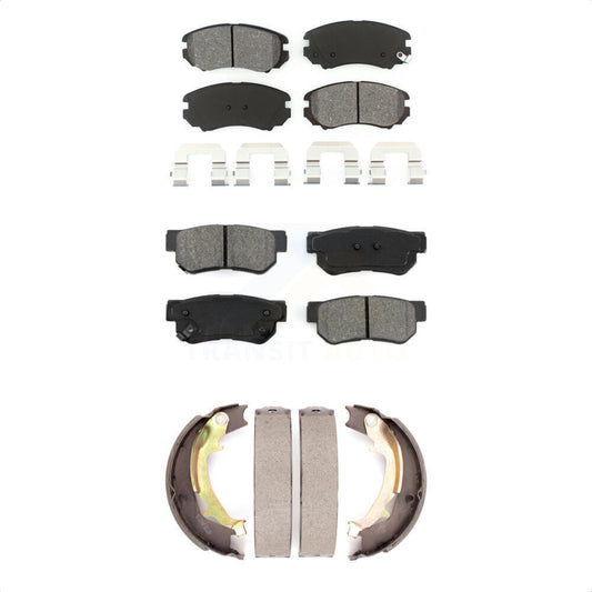 [Avant + Arrière] Kit de plaquette (semi-métallique) de frein pour Kia Sportage Hyundai Tucson KSN-100788