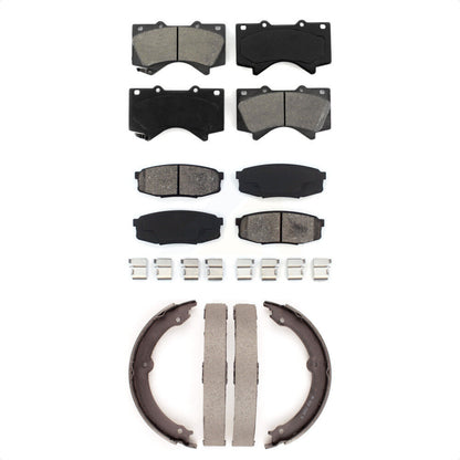 [Avant + Arrière] Kit de plaquette (semi-métallique) de frein pour Toyota Tundra Sequoia Lexus LX570 Land Cruiser KSN-100789