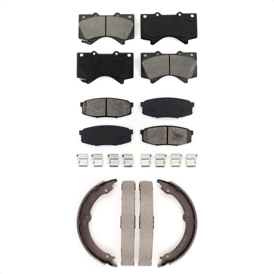 [Avant + Arrière] Kit de plaquette (semi-métallique) de frein pour Toyota Tundra Sequoia Lexus LX570 Land Cruiser KSN-100789