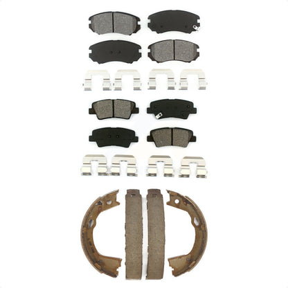 [Avant + Arrière] Kit de plaquette (semi-métallique) de frein pour 2010-2011 Hyundai Azera KSN-100791