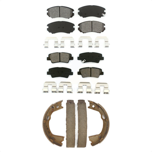 [Avant + Arrière] Kit de plaquette (semi-métallique) de frein pour 2010-2011 Hyundai Azera KSN-100791
