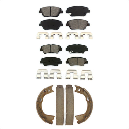 [Avant + Arrière] Kit de plaquette (semi-métallique) de frein pour Hyundai Sonata Kia Optima KSN-100792
