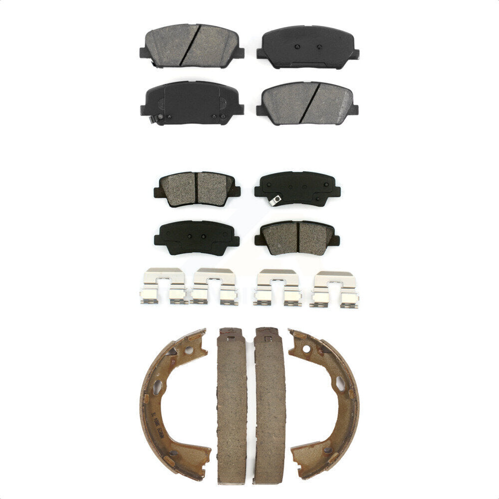[Avant + Arrière] Kit de plaquette (semi-métallique) de frein pour Kia Optima KSN-100793