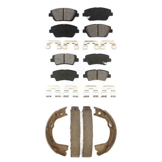 [Avant + Arrière] Kit de plaquette (semi-métallique) de frein pour Kia Optima avec Electric KSN-100795